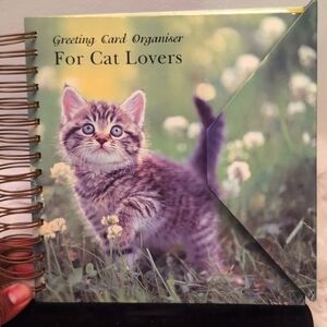 💵2/$10Bundle and Save💵 Tormont| Kitten Themed Greeting Card organizer Book